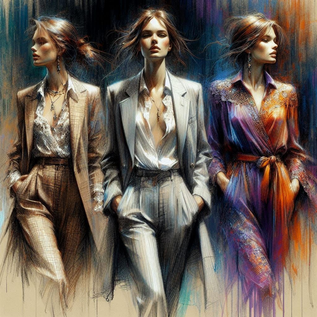 Femme des années 80