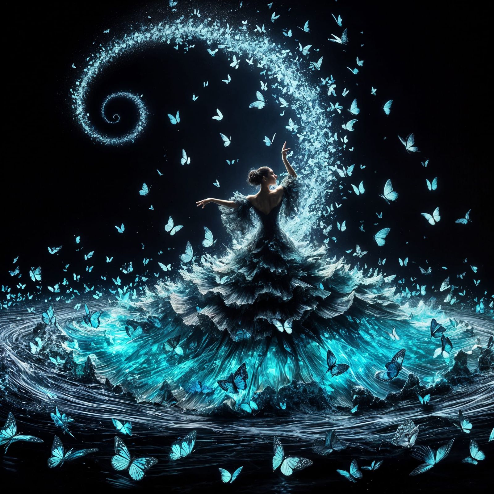 Butterfly Dance  by @Yoctocore