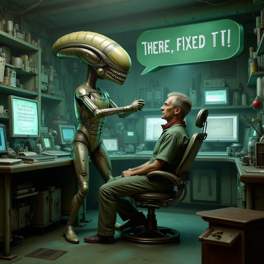 THERE, FIXED IT! - the chip is programmed for you not to notice it's there