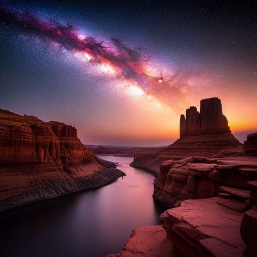 A breathtaking star scape fills the frame   by @Northside Hawk Drone Tech