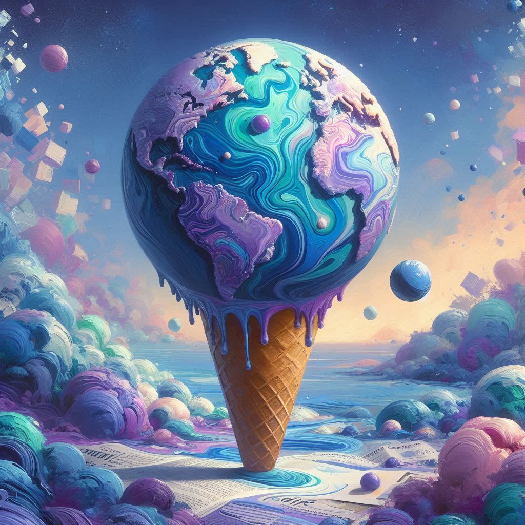 Turquiose and purple