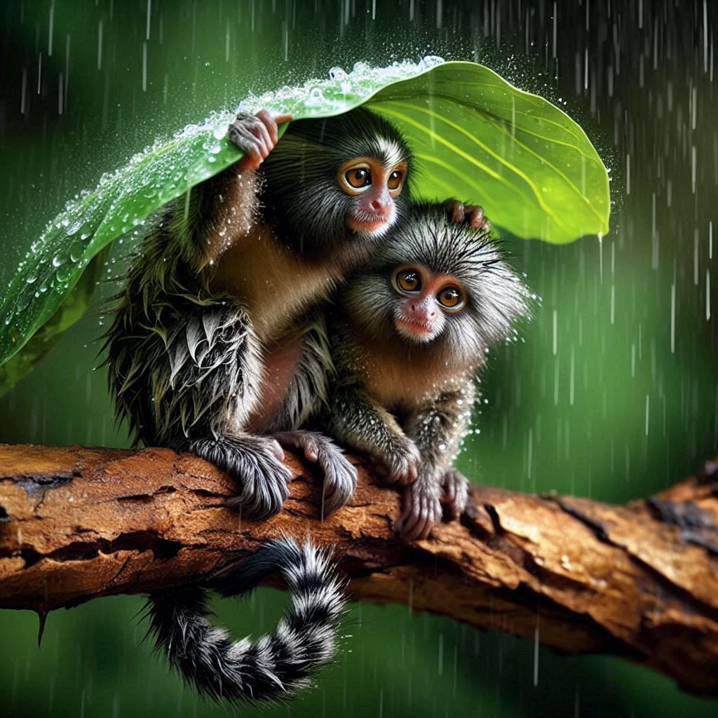 Together under the rain
