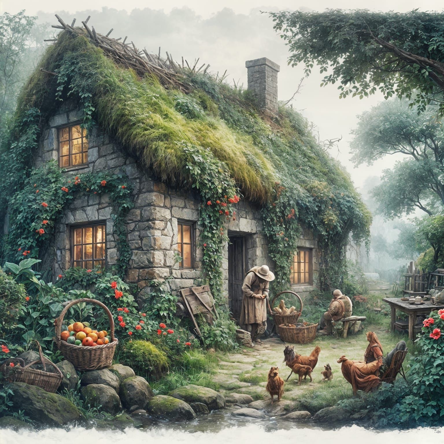 Farmer rustic house  by @dhee noerd