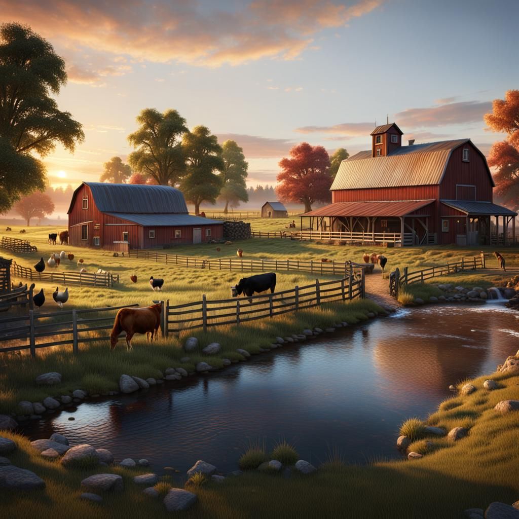 A modern farm.   by @ALEXANDRA