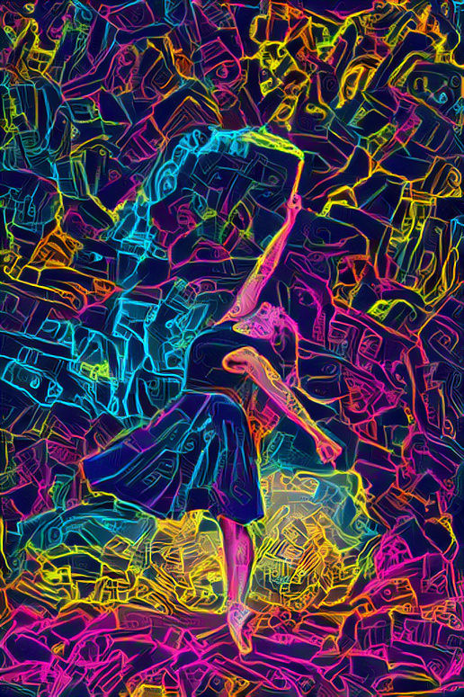 Colorful dance