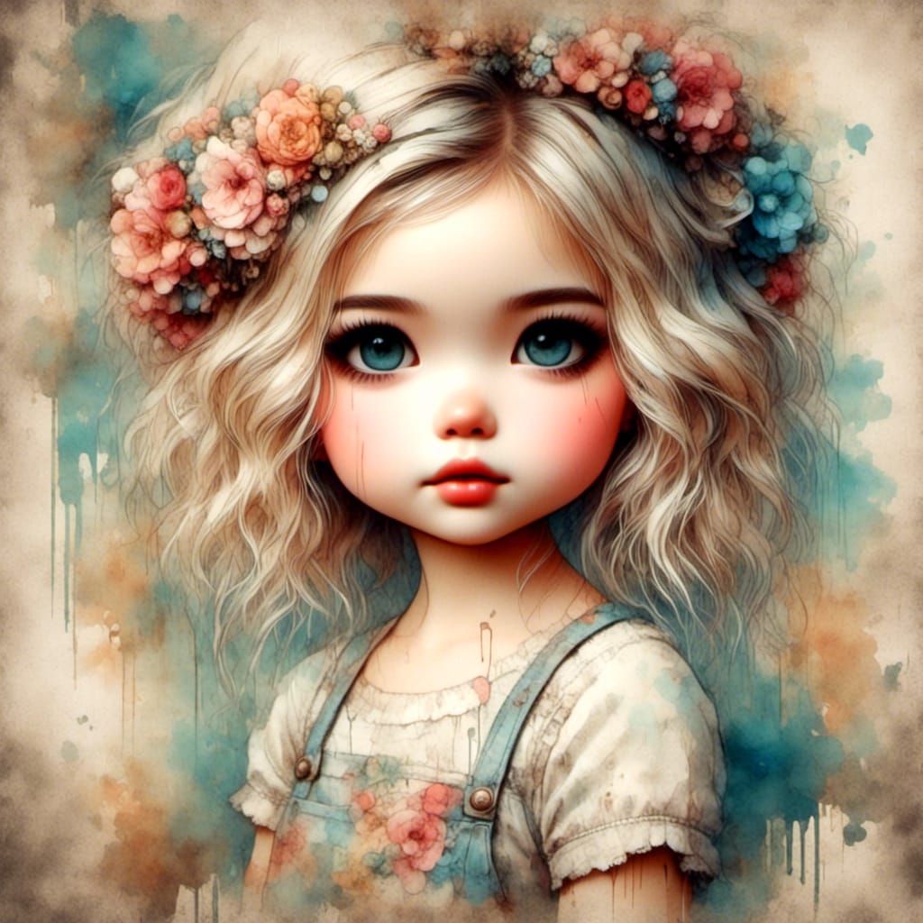 Doe eyes and a smile