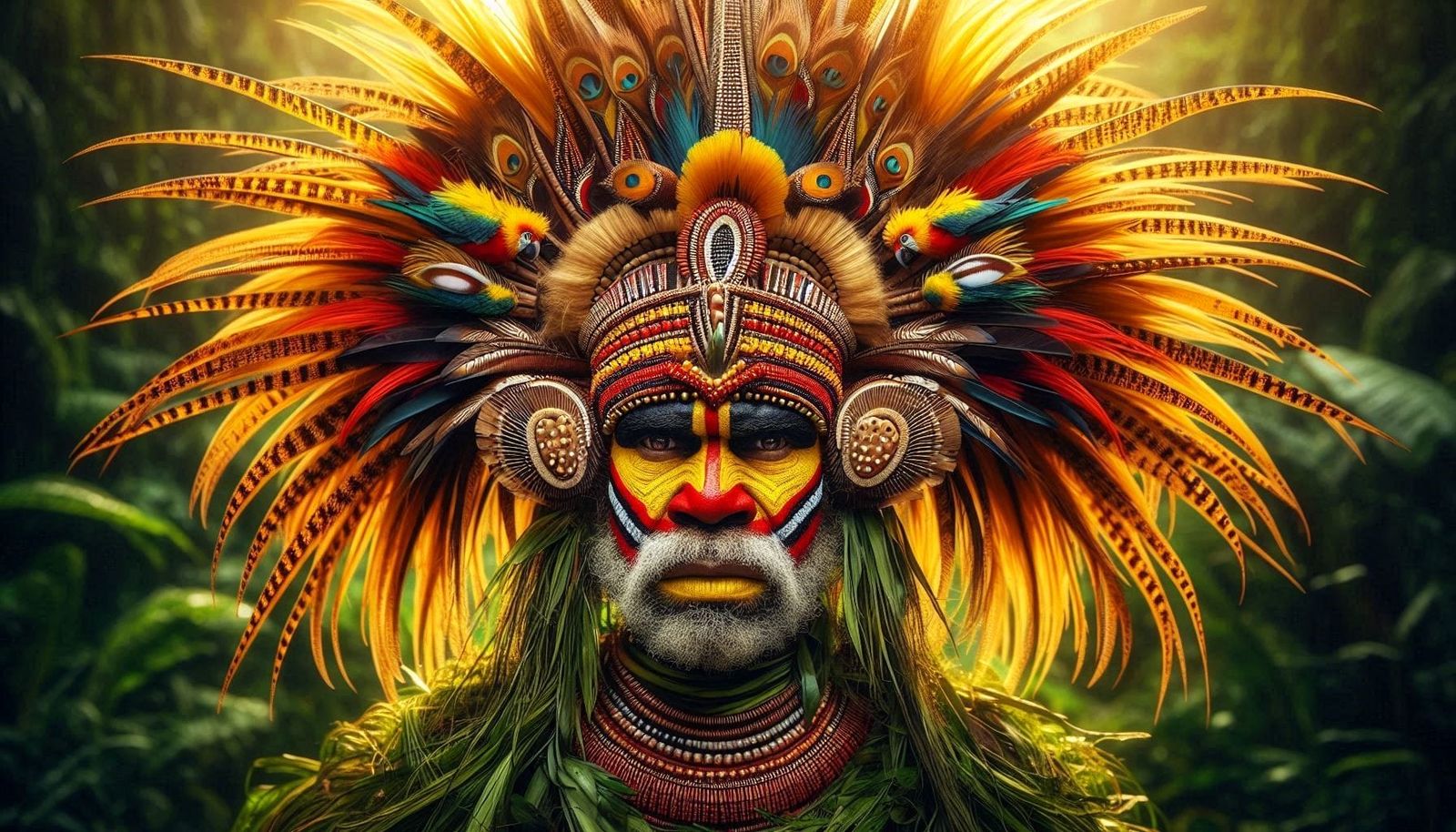 Papua New Guinean warrior