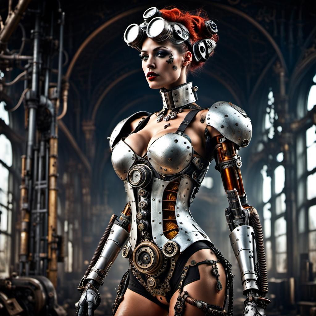 Steamscuzz She-Borg  by @Marduk