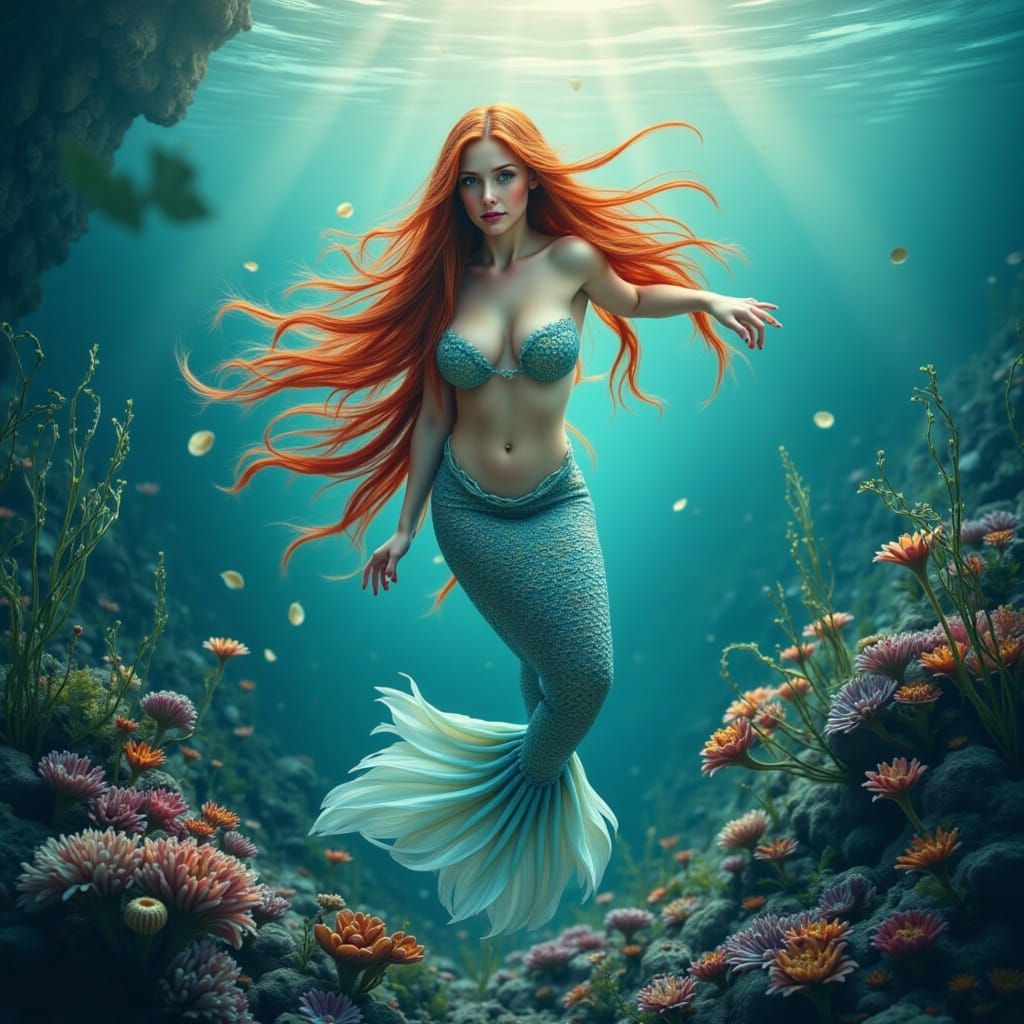 <lora:Anastasia:1.0> mermaid