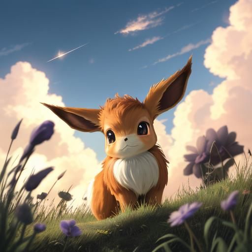 Wild Eevee - AI Generated Artwork - NightCafe Creator