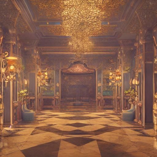 Royal cafe  detailed matte painting, deep color, fantastical...