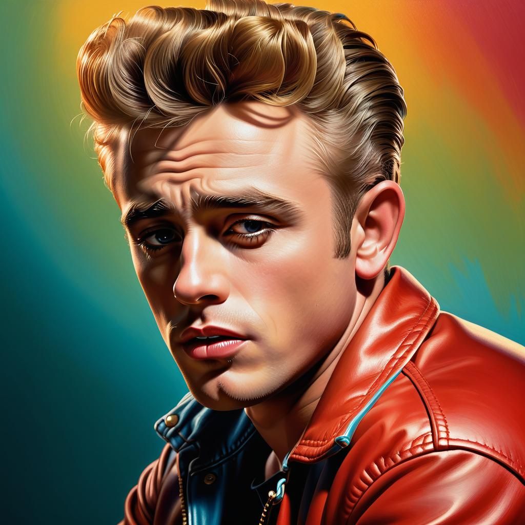 Portrait Of James Dean Ai Generated Artwork Nightcafe Creator