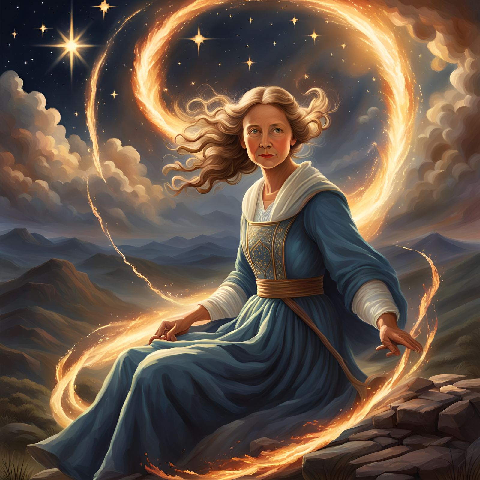 Guiding Flame: An Older Woman's Journey