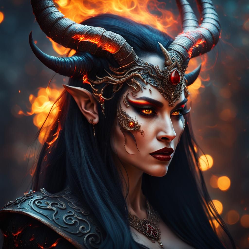 Demoness - AI Generated Artwork - NightCafe Creator