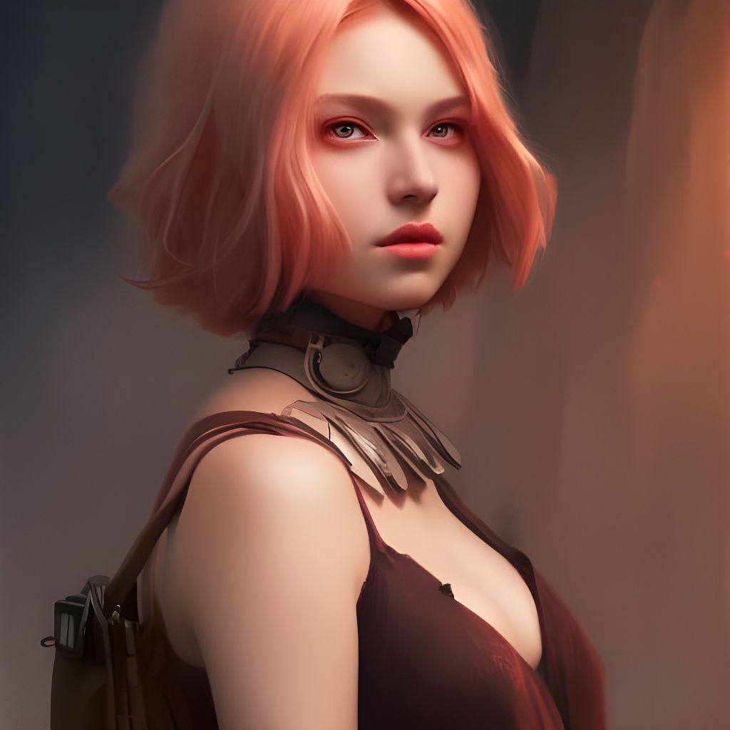 Untilted girl