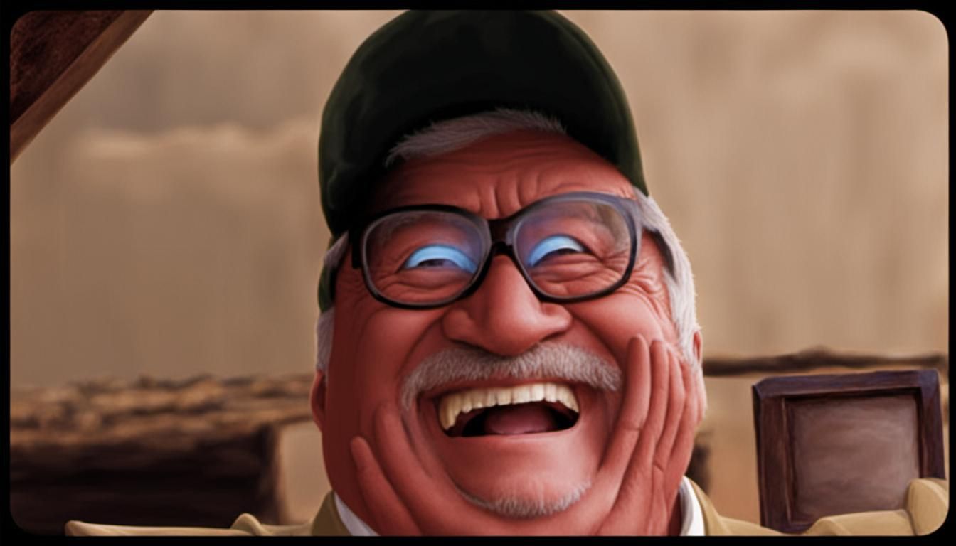Laughing man.