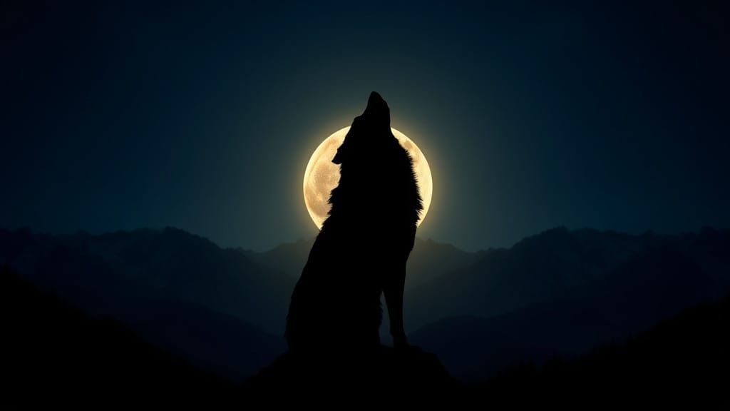 Howling Wolf  by @ImaginatorLucy
