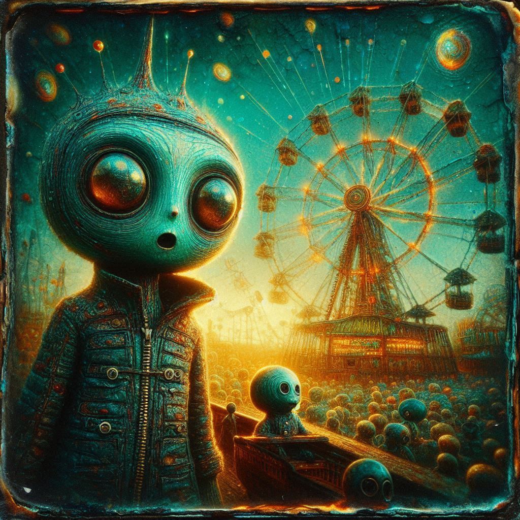 The amusement park you dream of on misty moonlit nights