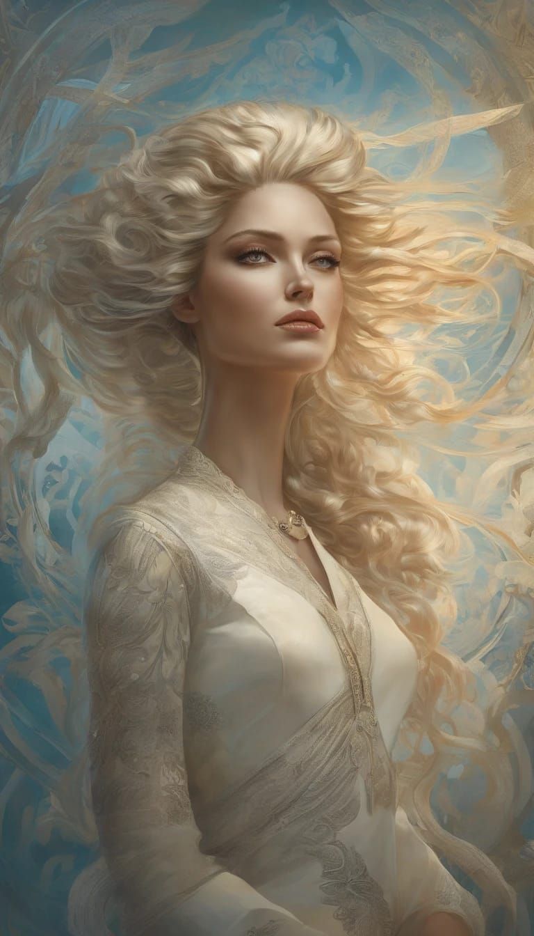 (Advertising Poster art style) Woman IV