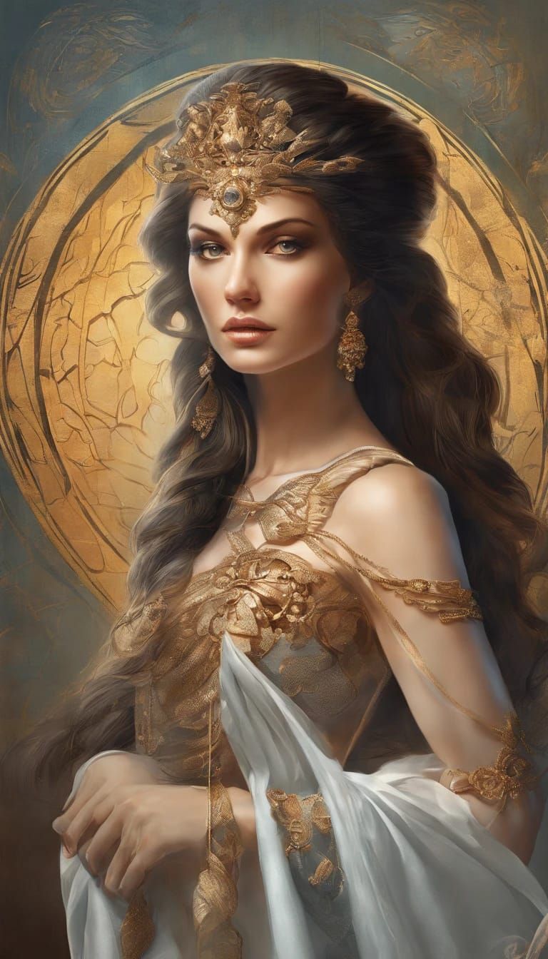 (Advertising Poster art style) Woman 1