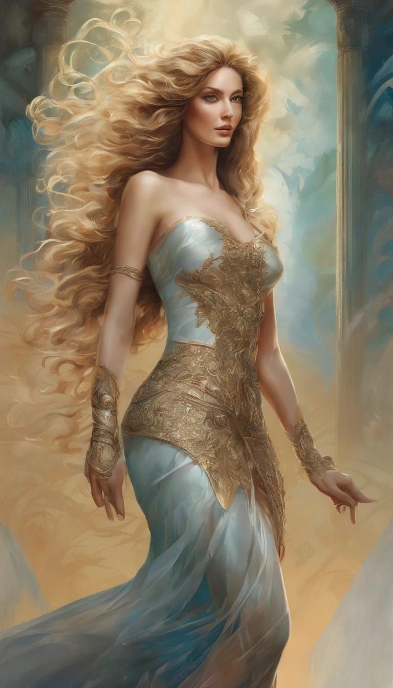 (Advertising Poster art style) Woman II