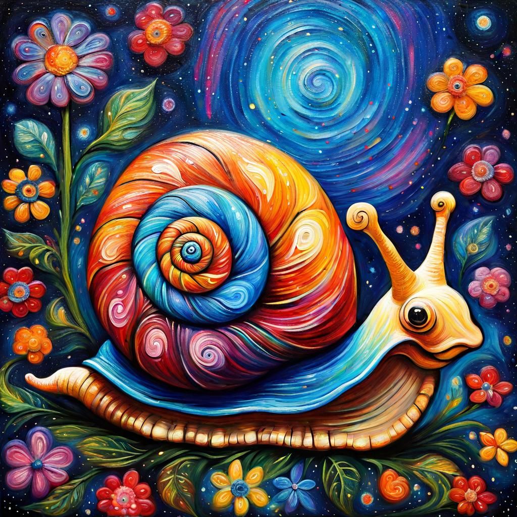 Happy  snail