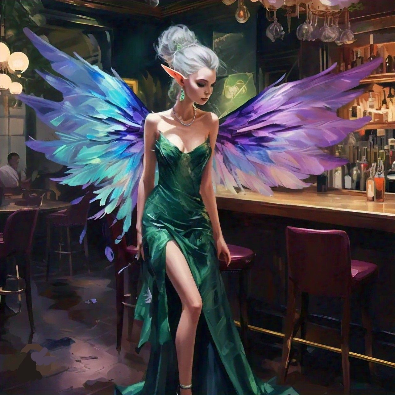 "So set 'em up, Joe. She's got a little story ... "