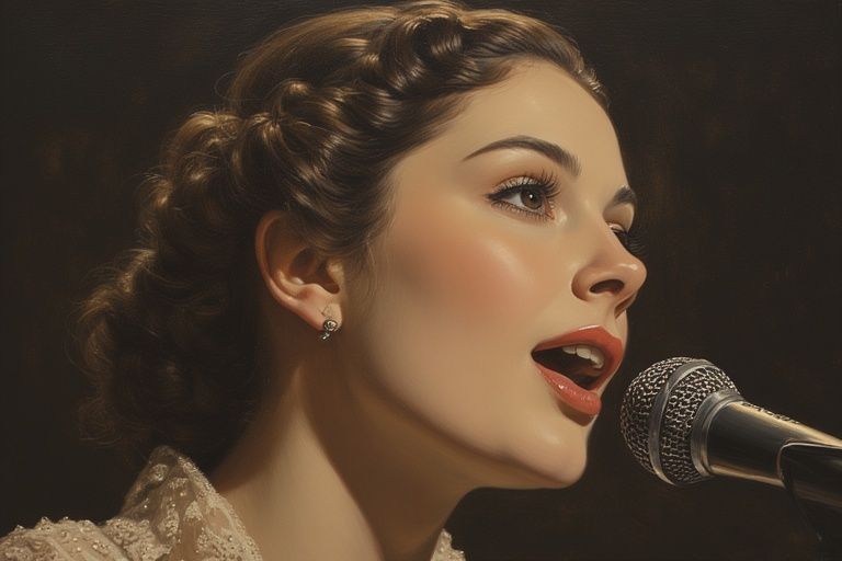 Winner of a "Beautiful Singer" Challenge - Female Singer in the 1940s