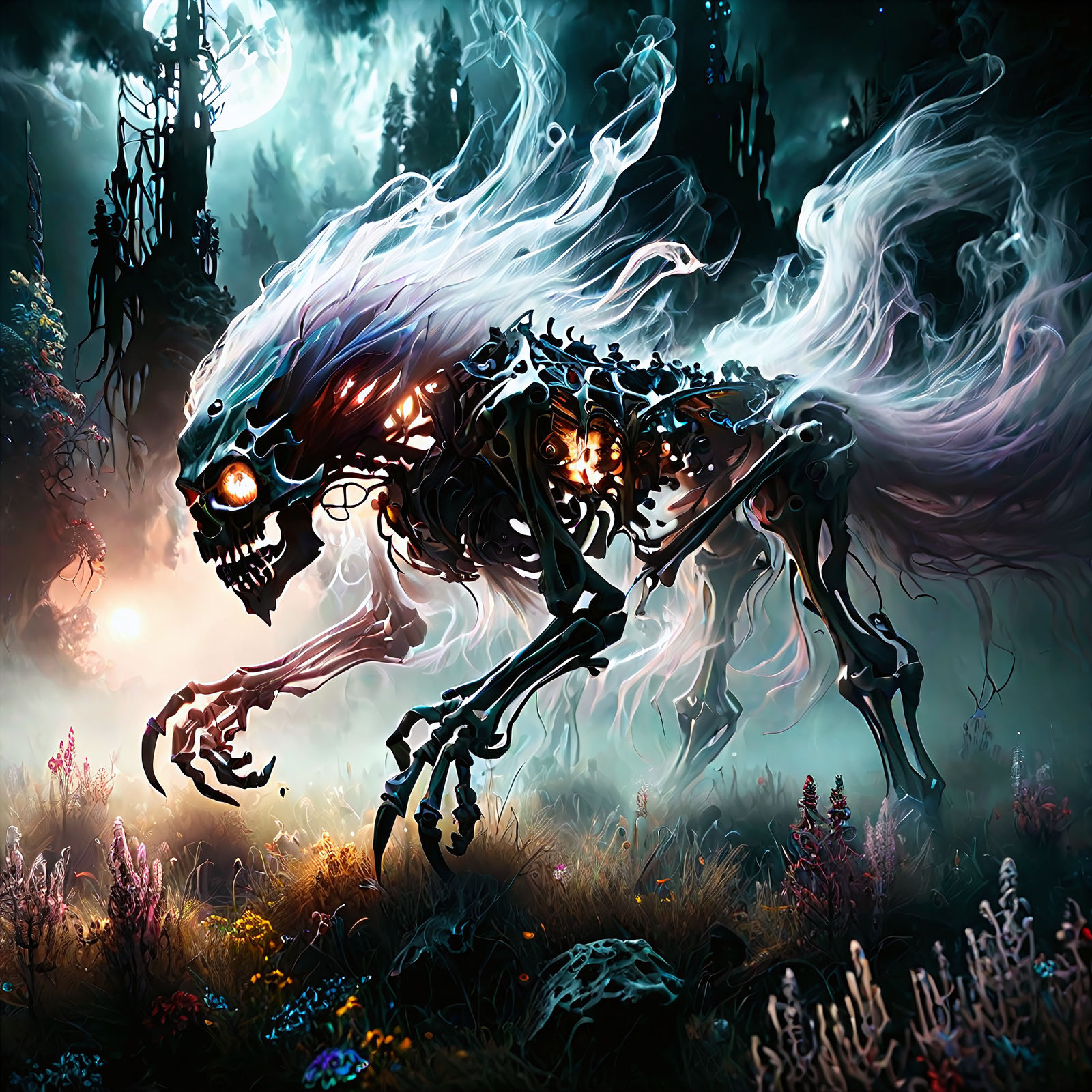 Macabre chimera abomination