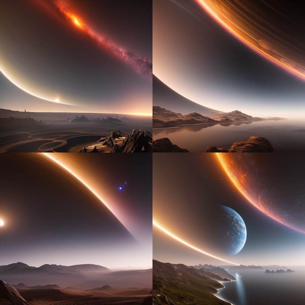 Fantasy Planets from Space