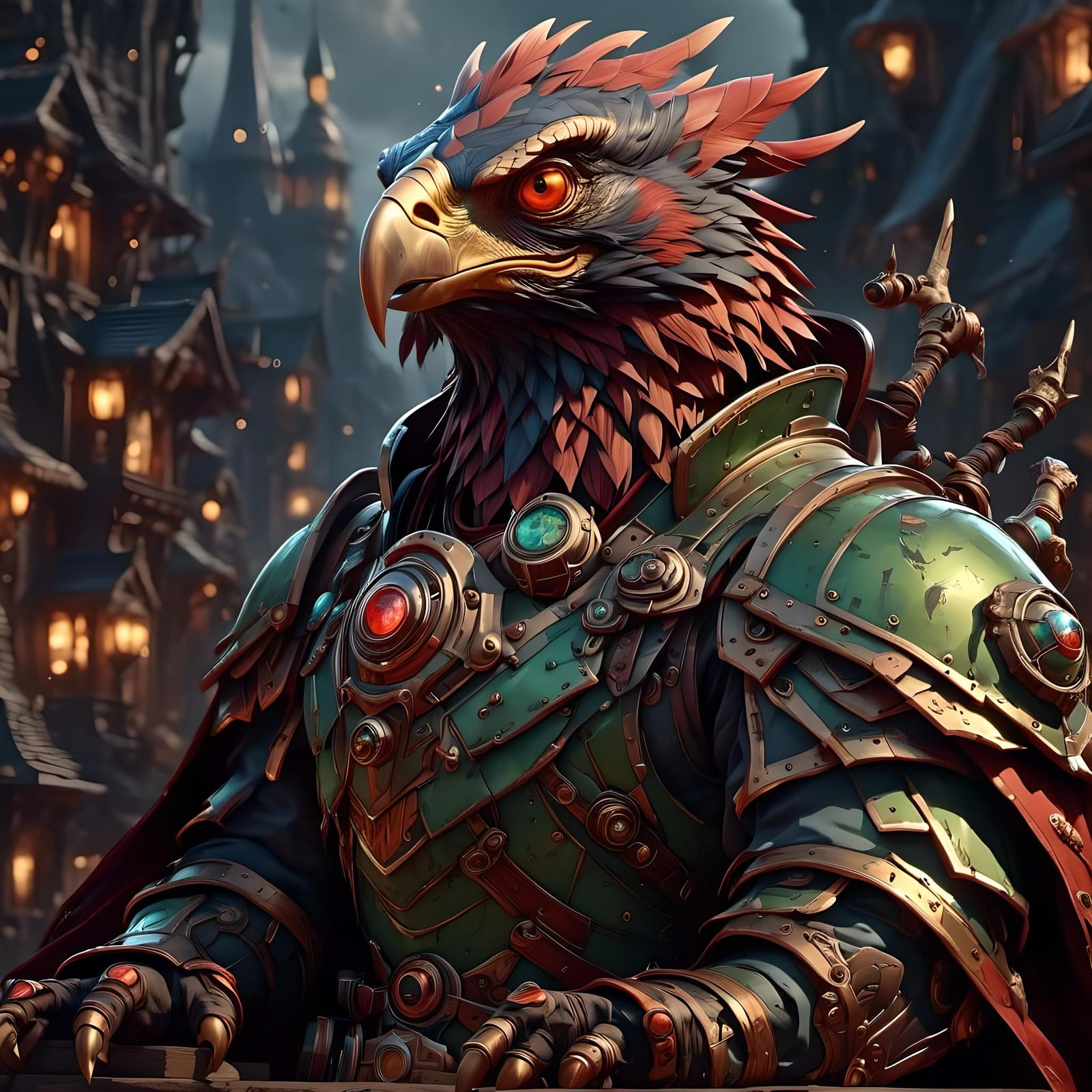 Eagle Person - AI Generated Artwork - NightCafe Creator