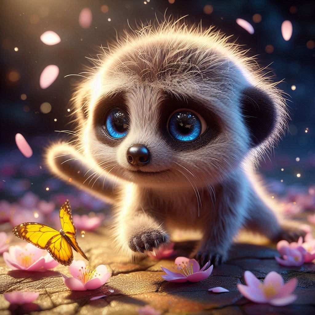 Meerkat Can't Believe His Eyes!!