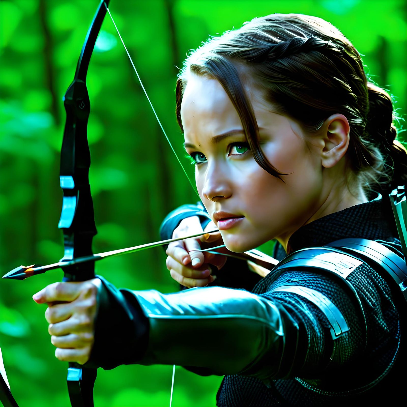 Katniss Everdeen - The Hunger Games  by @bronfoth