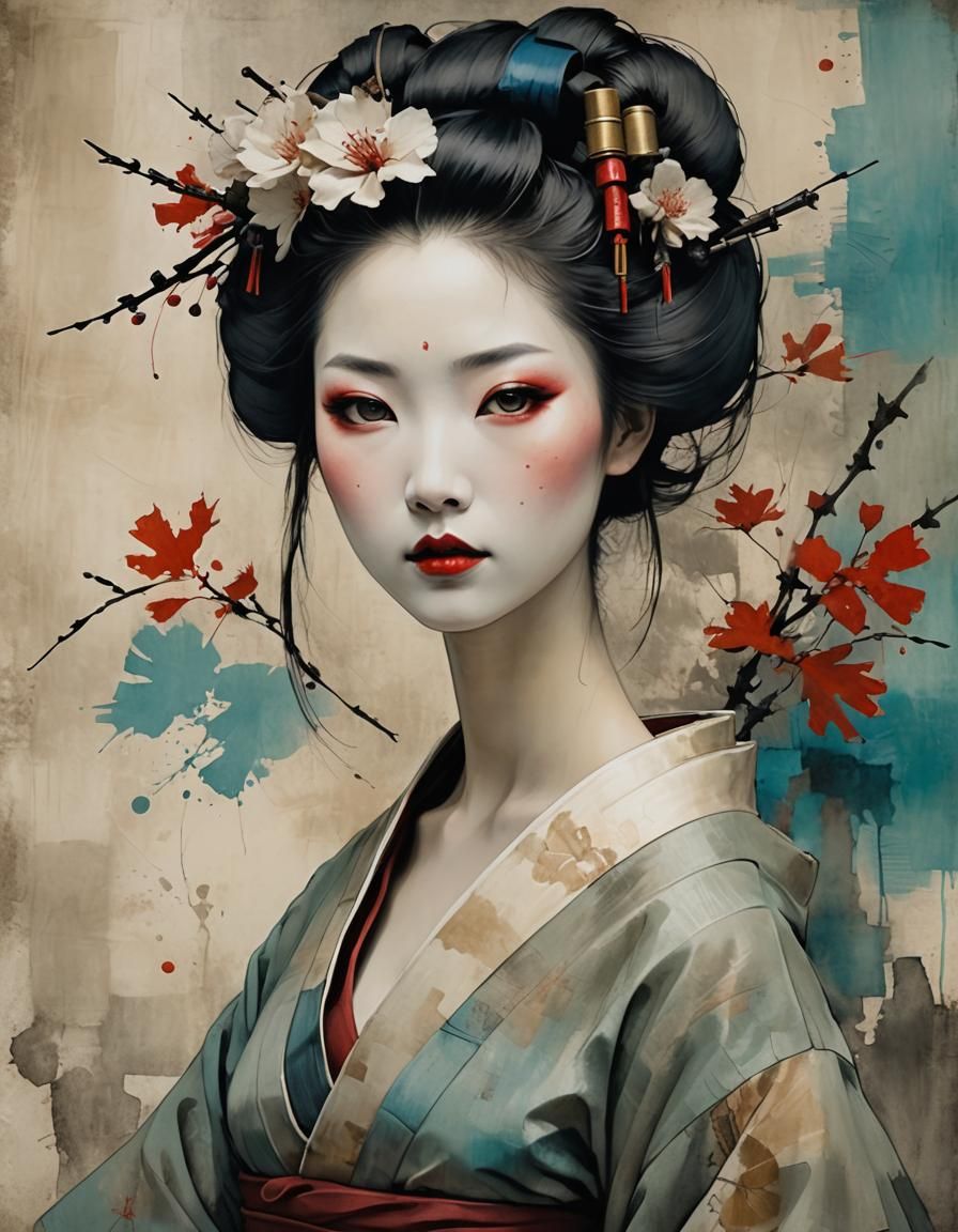 Portrait of a Geisha