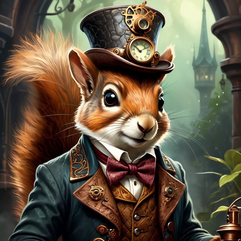 The Squirrel Adventures - Steampunk Squirrel #2