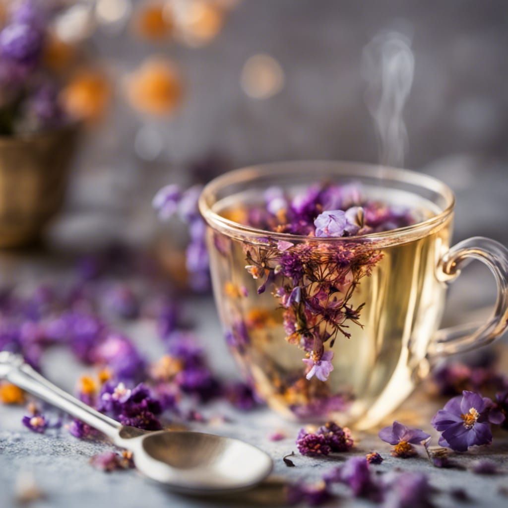 Floral Herbal Tea AI Generated Artwork NightCafe Creator