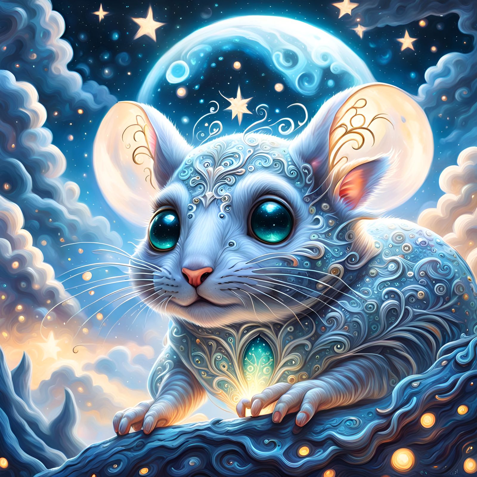 Glow Hopper🐁🌟🌌🌙✨  by @Anaa