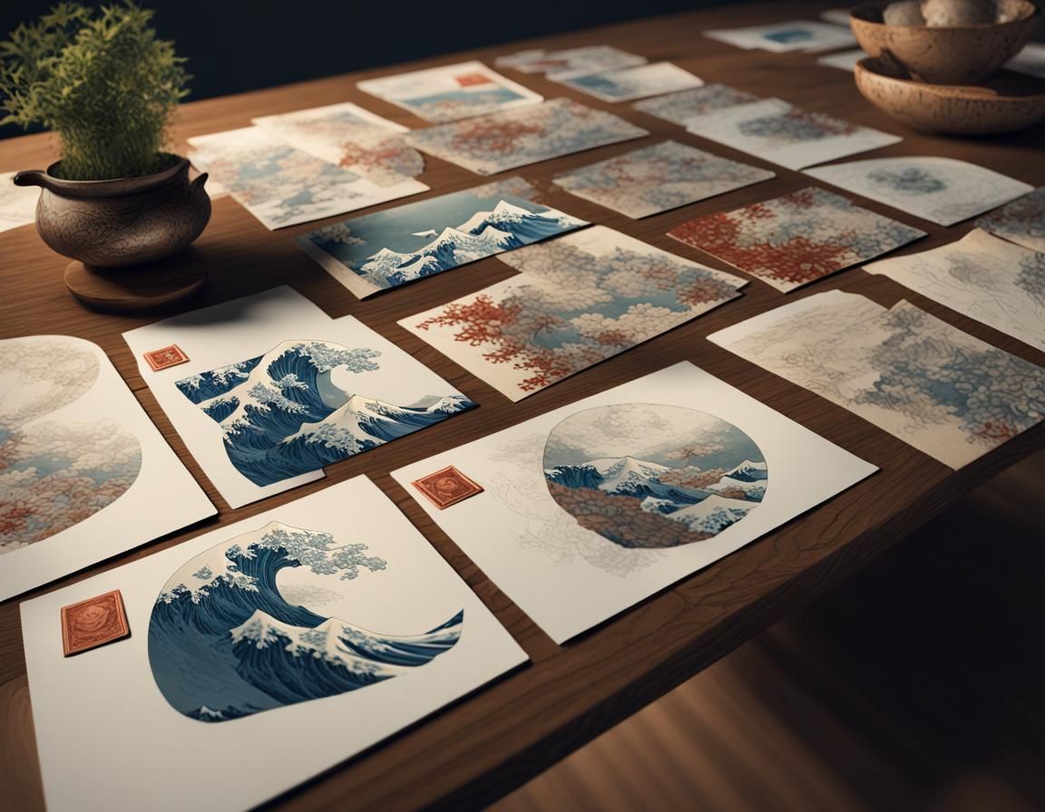 Postcards from Edo, Japan  by @Dr T