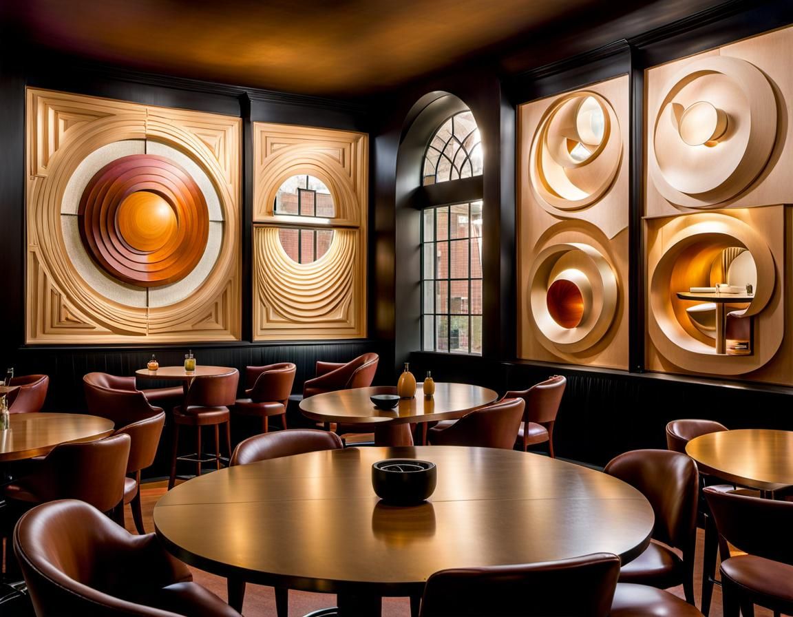 ultimate collage by architect "half-moon window" by artist "...