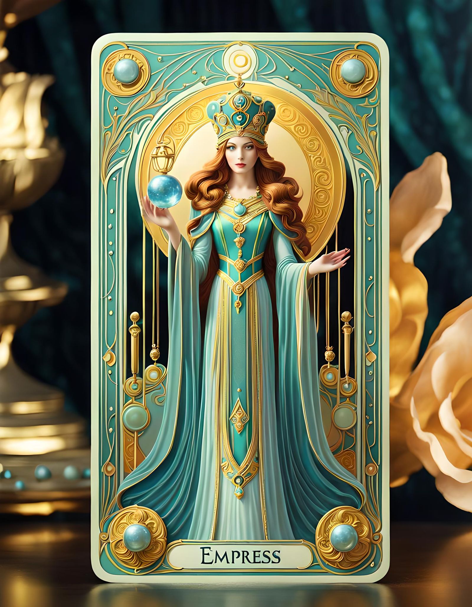 The empress tarot card  by @Exnir26