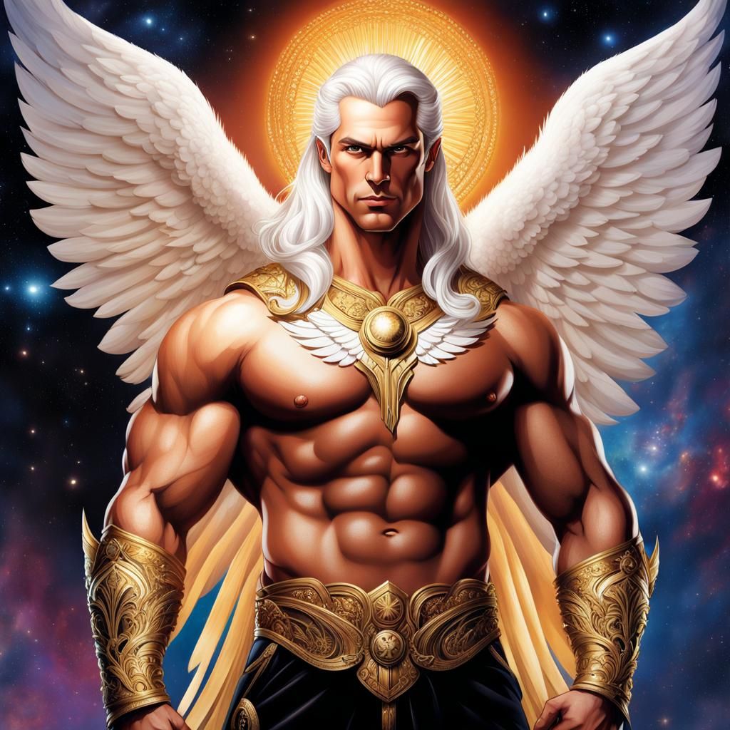 Very tall Muscular body builder handsome features, medium le...