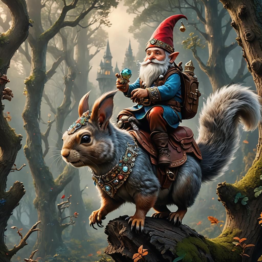 Gnome Quest  by @Raven