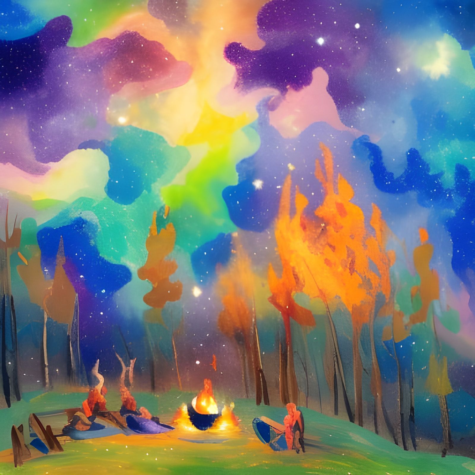 Colors All Around Us - AI Generated Artwork - NightCafe Creator