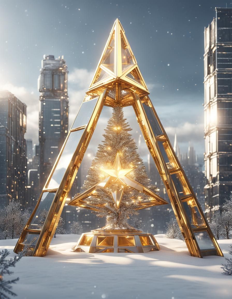 Futuristic Christmas tree...