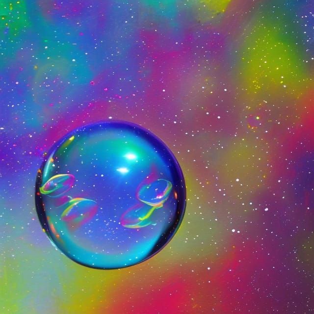 soap bubbles 8k resolution holographic astral cosmic illustration mixed ...