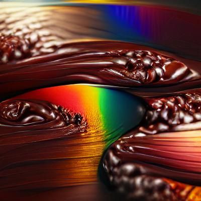 Chocolate rainbow