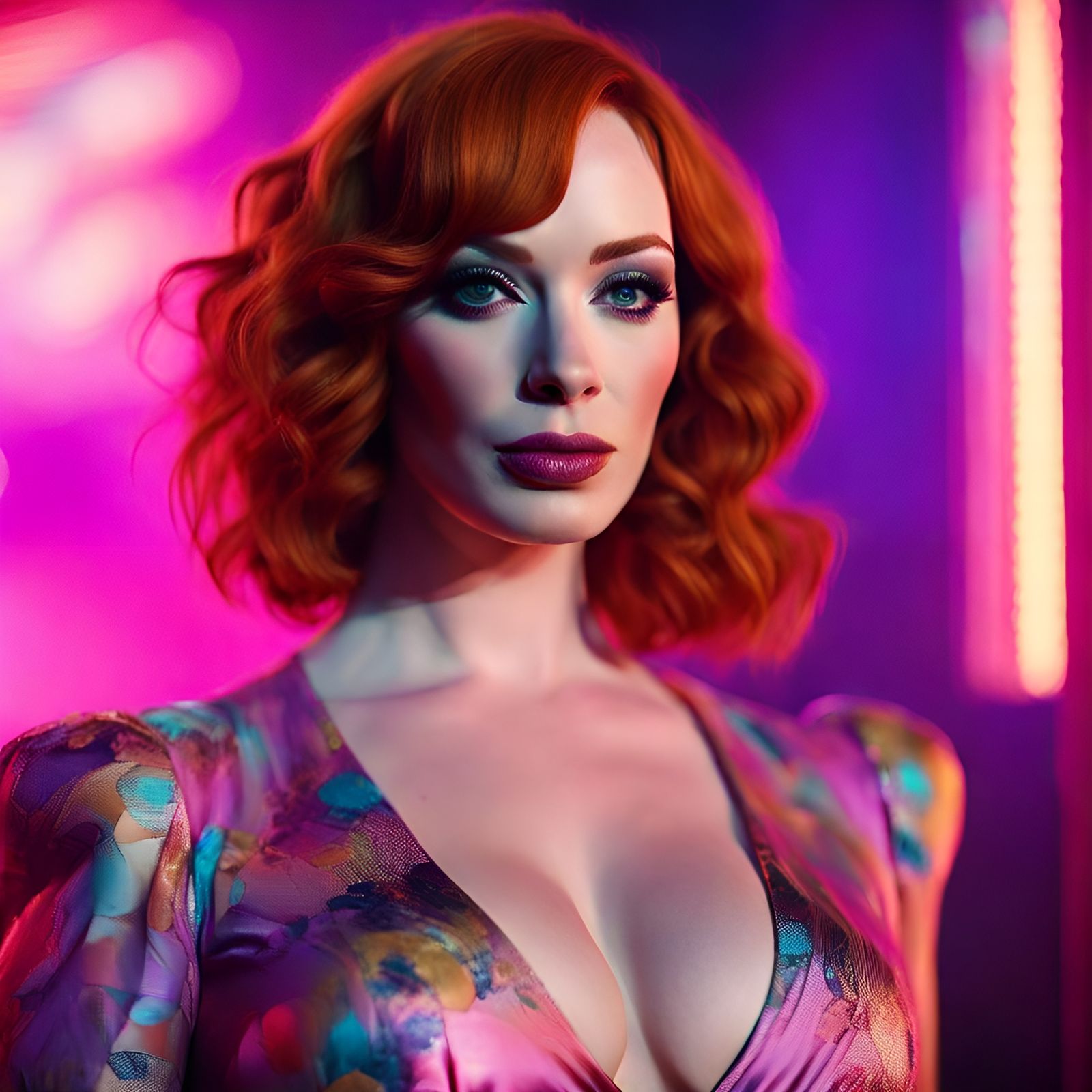 Christina Hendricks - AI Generated Artwork - NightCafe Creator