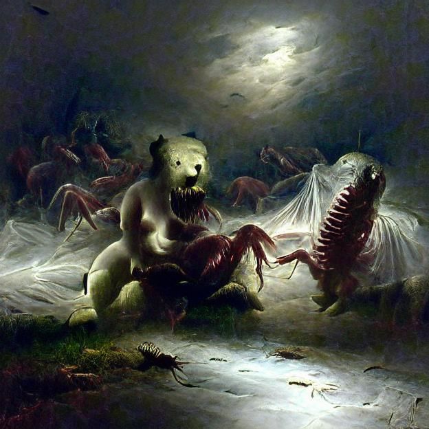 When the night is dark, watch out for flesh beasts
