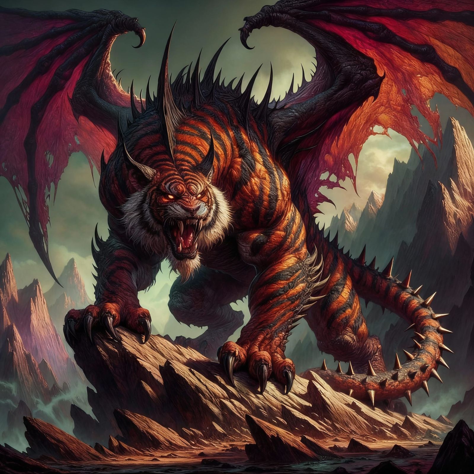 The Manticore  by @WitteKraai