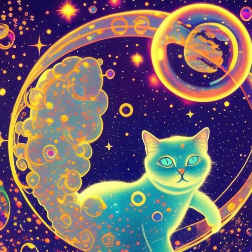 Ittiest Bittiest Prettiest Most Kittiest One 🌌🐈  by @Hideous_Idiot